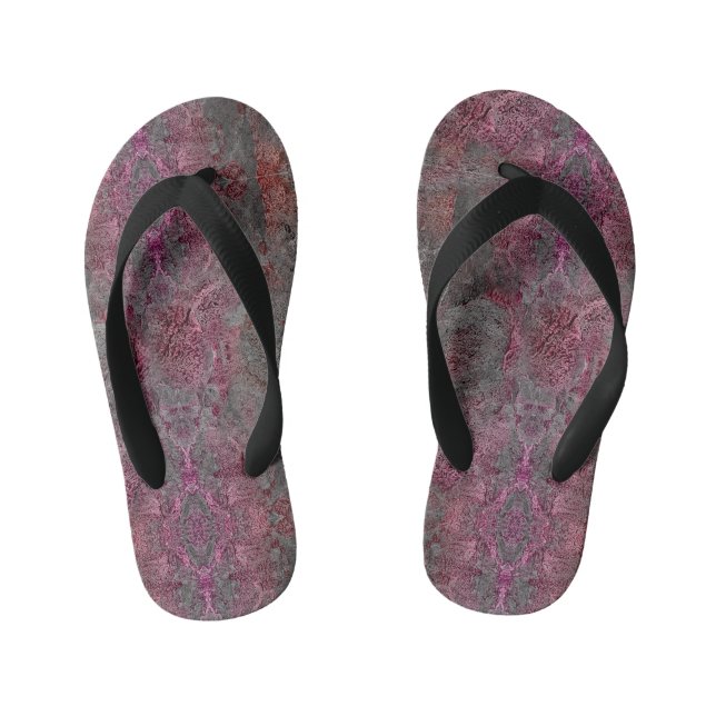 Marble pattern kid's thongs (Footbed)