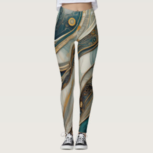 Marble Pattern Leggings
