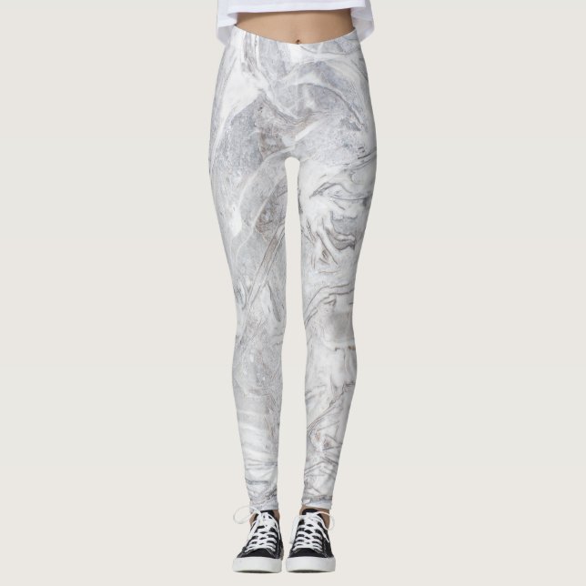 Marble pattern leggings (Front)