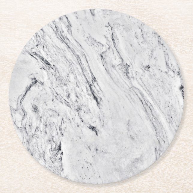 Marble Pattern Paper Coasters (Front)