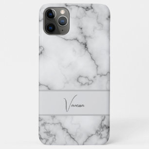 Marble Pattern Personalisation iPhone 11 Pro Max Case