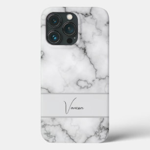 Marble Pattern Personalisation iPhone 13 Pro Case
