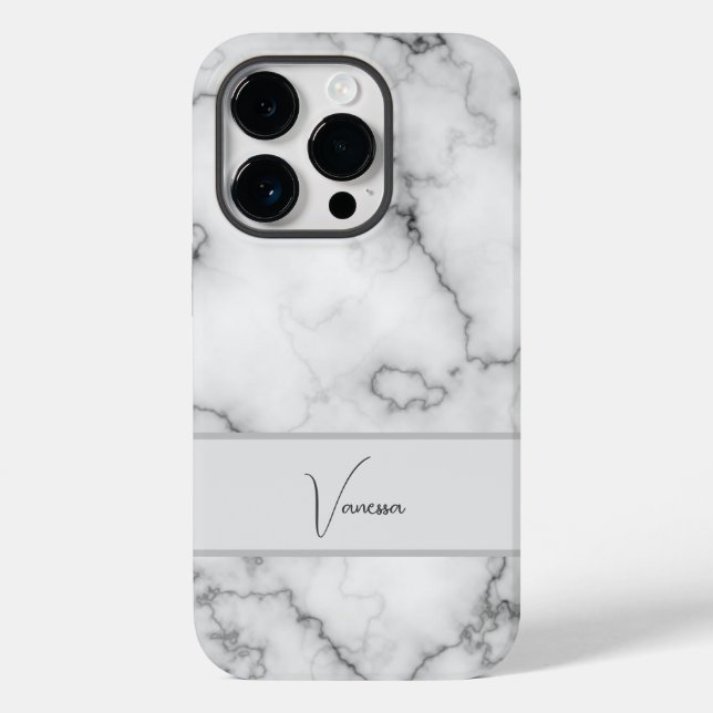 Marble Pattern Personalisation Case-Mate iPhone Case (Back)