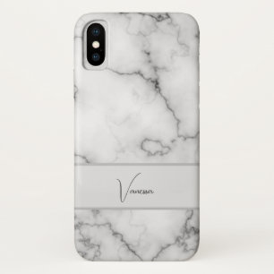 Marble Pattern Personalisation iPhone X Case