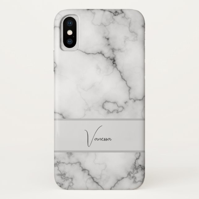 Marble Pattern Personalisation Case-Mate iPhone Case (Back)