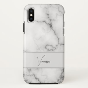 Marble Pattern Personalisation iPhone X Case