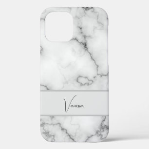 Marble Pattern Personalisation iPhone 12 Case