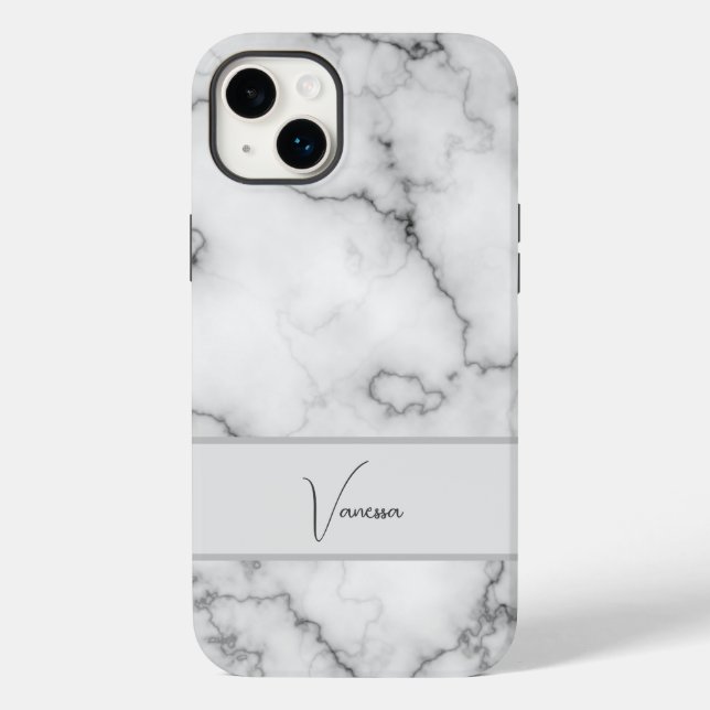 Marble Pattern Personalisation Case-Mate iPhone Case (Back)