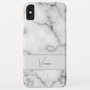 Marble Pattern Personalisation iPhone XS Max Case