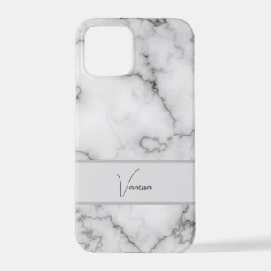 Marble Pattern Personalisation iPhone 12 Pro Case