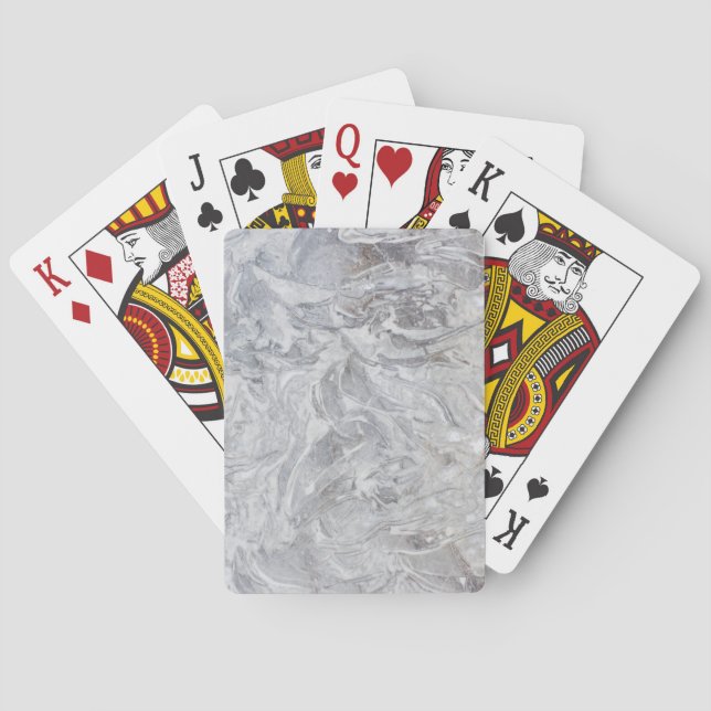 Marble pattern playing cards (Back)