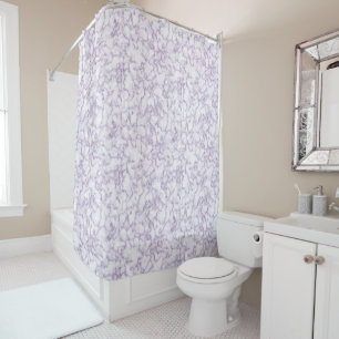 Marble Pattern (purple) Shower Curtain