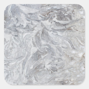 Marble pattern square sticker