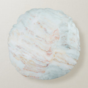 Marble pattern texture natural background. Interio Round Cushion