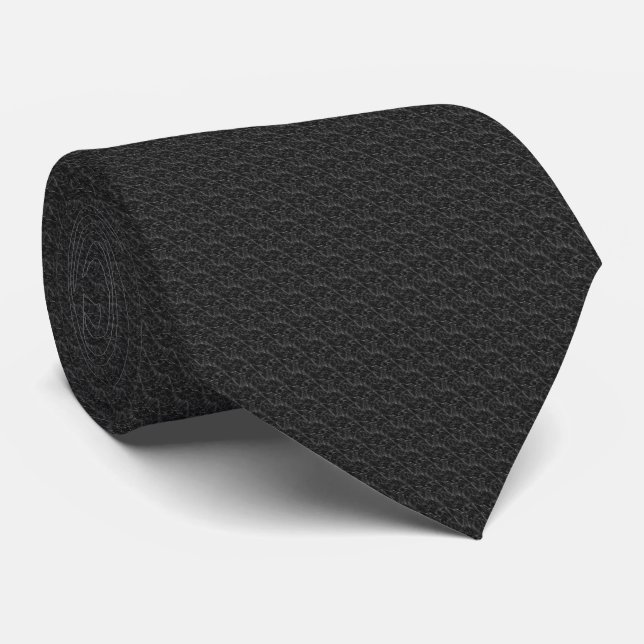 Marble Pattern Tie (Rolled)