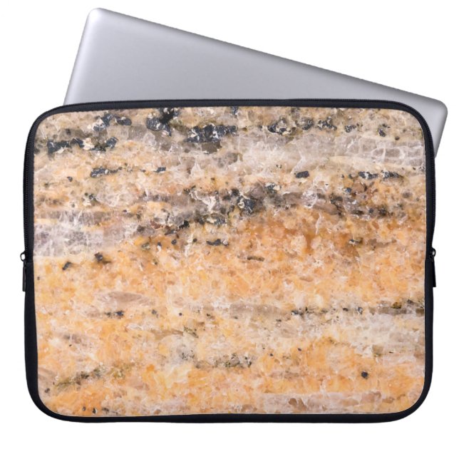 Marble patterned abstract, architecture, home deco laptop sleeve (Front)