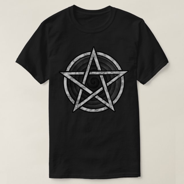 Marble Pentagrams for Protection T-Shirt (Design Front)