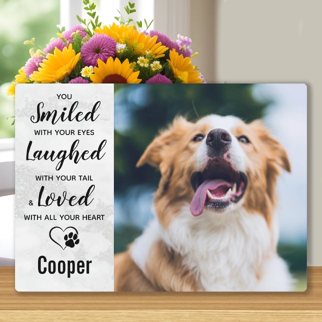 Marble Pet Loss Remembrance Keepsake Pet Memorial Plaque (Creator Uploaded)
