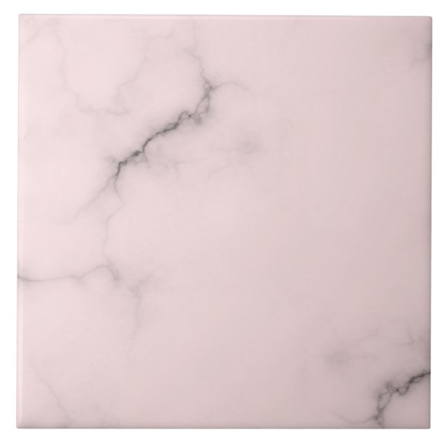 Marble pink ceramic tile (Front)