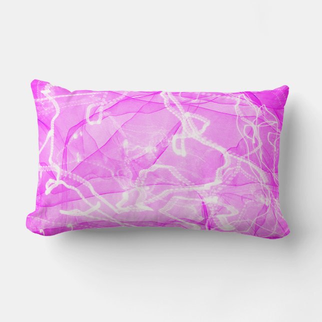 Marble Pink Digital Paper-21643 Lumbar Cushion (Front)