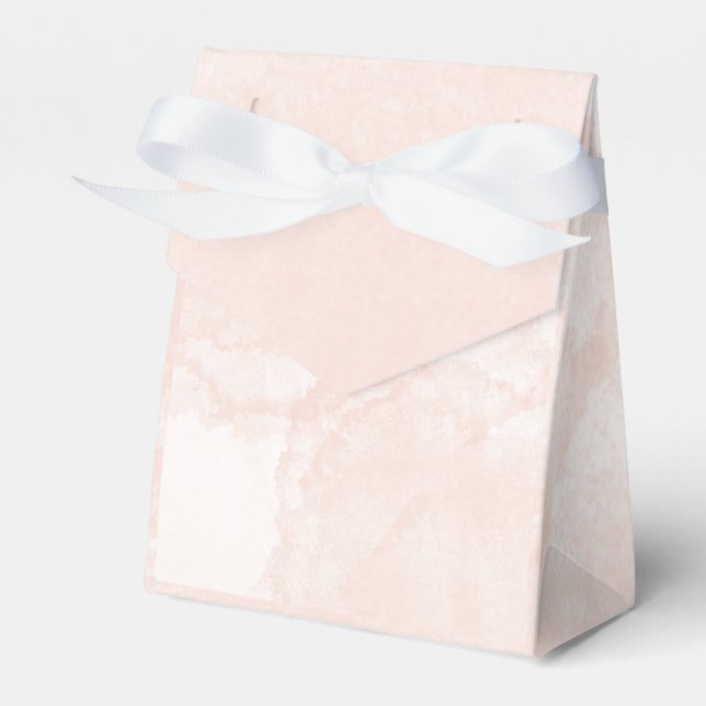 Marble pink favor boxes  (Front Side)