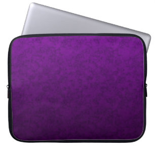 Marble purple pattern laptop sleeve