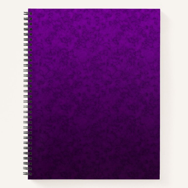 Marble purple pattern notebook (Front)