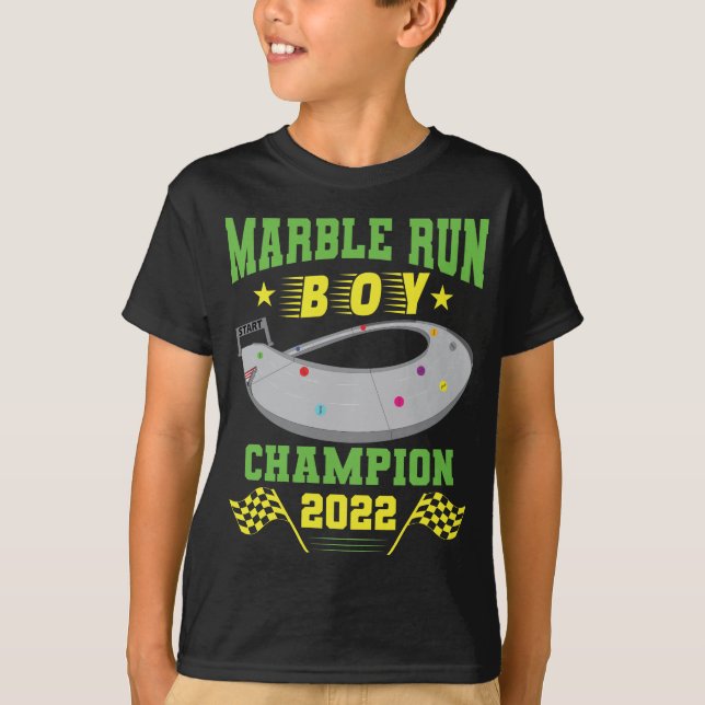 MARBLE RUN BOY. T-Shirt (Front)