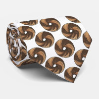 Marble Rye Bagel Bagels Print Breakfast Food Tie