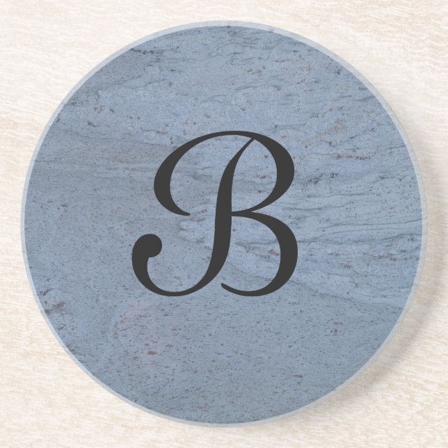 Marble Series--Blue coaster--1 of Many Colours Coaster (Front)