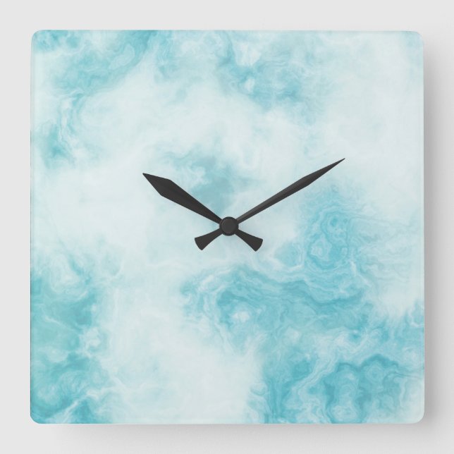 Marble Stone 10.75" Square Acrylic Wall Clock (Front)
