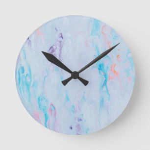 Marble Stone 8" Round Acrylic Wall Clock