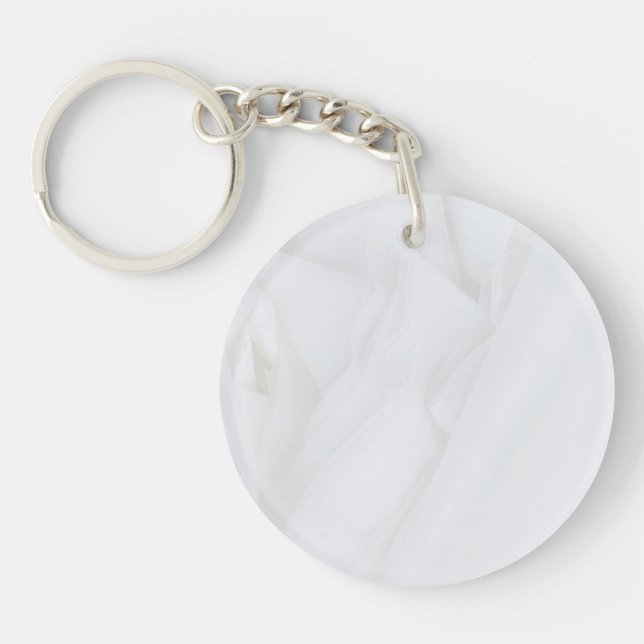 Marble Stone Acrylic Keychain (Front)