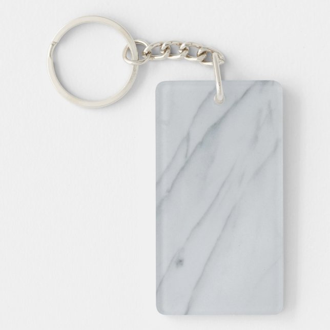 Marble Stone Acrylic Keychain (Front)