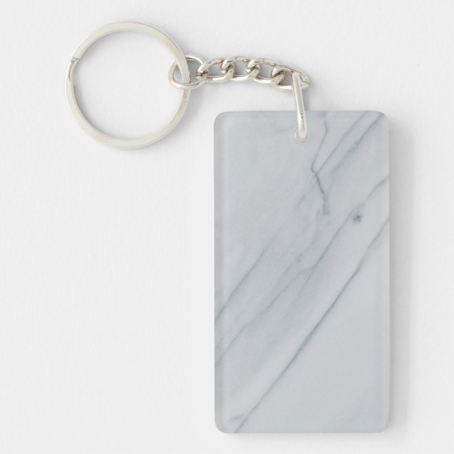 Marble Stone Acrylic Keychain (Front)