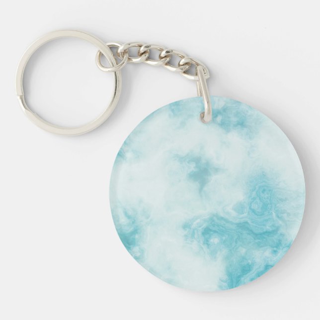 Marble Stone Acrylic Keychain (Front)
