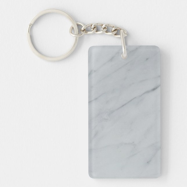 Marble Stone Acrylic Keychain (Front)