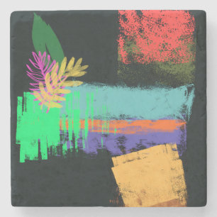 Marble Stone Aesthetic Coaster-Multi Coloured Coaster