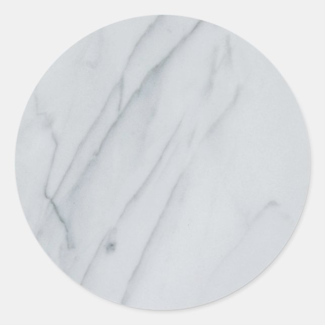 Marble Stone Classic Round Stickers (Front)