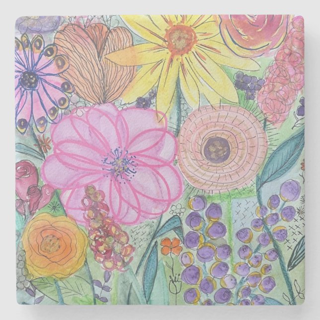 Marble Stone Coaster (Front)