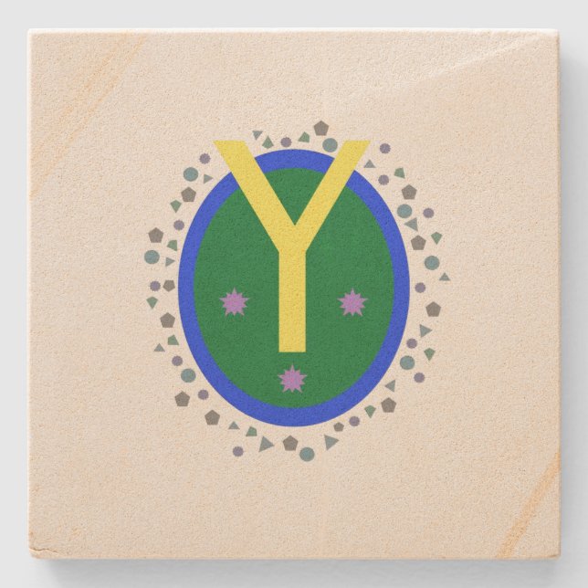 Marble Stone Coaster (Front)