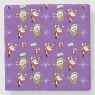 Marble Stone Coaster Christmas