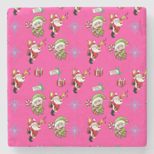 Marble Stone Coaster Christmas