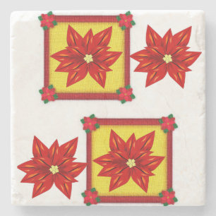 Marble Stone Coaster Christmas