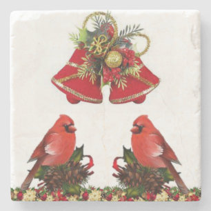 Marble Stone Coaster Christmas