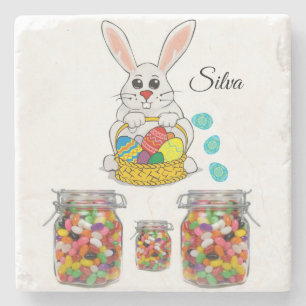 Marble Stone Coaster Easter