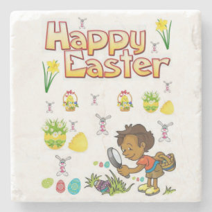 Marble Stone Coaster Easter