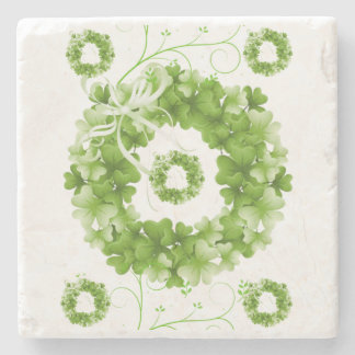 Marble Stone Coaster St. Patrick's Day