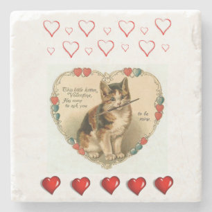 Marble Stone Coaster Valentine's Day