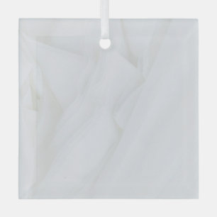 Marble Stone Glass Square Ornament